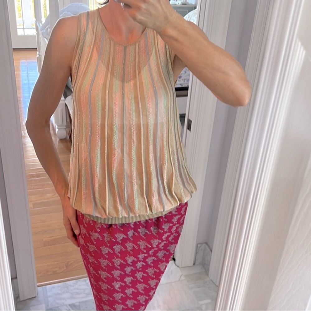 Missoni pastel striped top 6